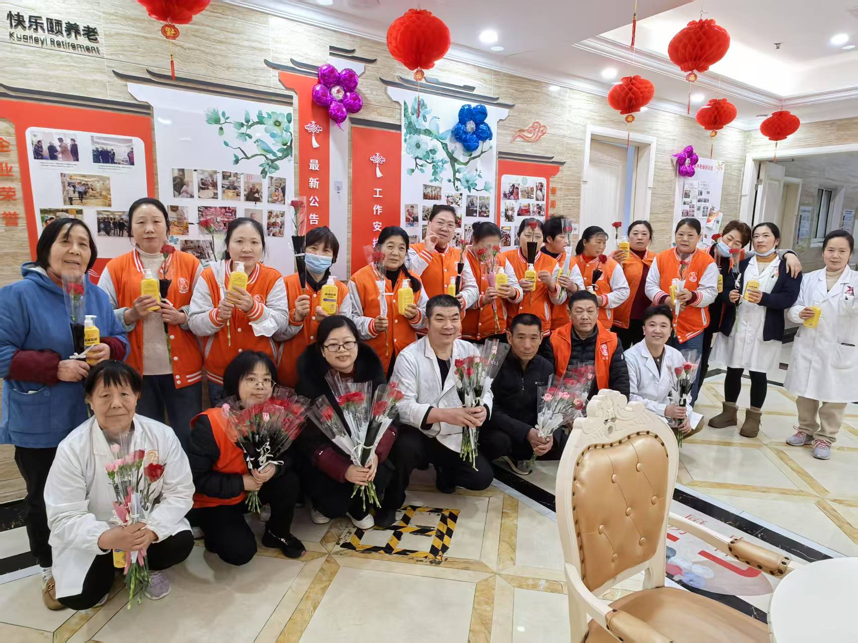 三月春风暖人心，快乐颐养老温情活动润心田